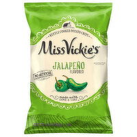 Miss Vickie's Potato Chips, Kettle Cooked, Jalapeno Flavored - 8 Ounce 