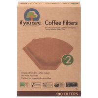 If You Care Coffee Filters, No. 2 - 100 Each 