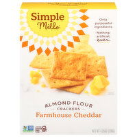 Simple Mills Crackers, Almond Flour, Farmhouse Cheddar