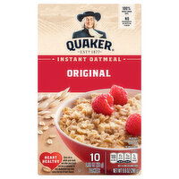 Quaker Oatmeal, Original, Instant - 10 Each 