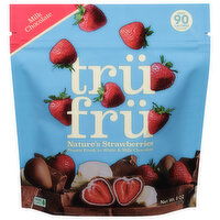 Tru Fru Nature's Strawberries, Milk Chocolate - 8 Ounce 