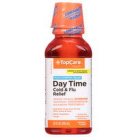 TopCare Cold & Flu Relief, Day Time, Multi-Symptom Relief, Original Flavor - 12 Fluid ounce 