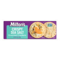 Milton's Gourmet Crackers, Crispy Sea Salt - 6.8 Ounce 