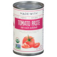 Made With Tomato Paste, No Salt Added, Organic - 6 Ounce 