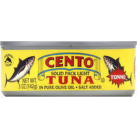 Cento Tuna, Solid Pack Light - 5 Ounce 