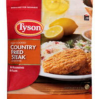 Tyson Fully Cooked Country Fried Steak Patties, 20.5 oz. (Frozen) - 20.5 Ounce 