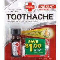 Red Cross Pain Relief, Instant, Toothache - 0.125 Ounce 