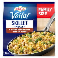 Birds Eye Voila! Chicken Bacon Ranch Mac and Cheese Skillet, Frozen Meal