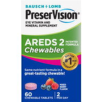 PreserVision Areds 2, Chewable Tablets, Mixed Berry - 60 Each 