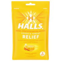 HALLS Relief Honey Lemon Cough Drops, 30 Drops - 3.28 Ounce 