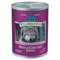 Blue Buffalo Food for Dogs, Natural, Beef & Chicken Grill - 12.5 Ounce 