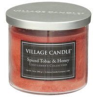 Village Candle Candle, Spiced Tobac & Honey - 14 Ounce 