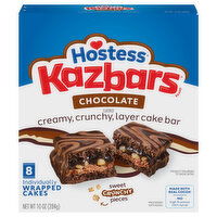 Hostess Chocolate Flavored Kazbars - 8 Each