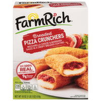 Farm Rich Pizza Crunchers, Breaded - 18 Ounce 