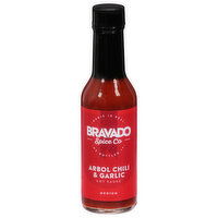 Bravado Spice Co. Hot Sauce, Arbol Chili & Garlic, Medium