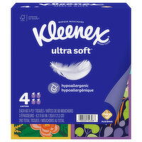 Kleenex Tissues, 3-Ply - 4 Each 