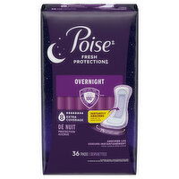 Poise Extra Coverage Overnight Pads - 36 Each