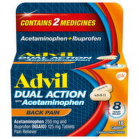 Advil Dual Action with Acetaminophen Back Pain - 18 Each