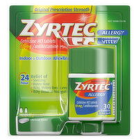 Zyrtec Allergy, Indoor & Outdoor, Original Prescription Strength, 10 mg, Tablets