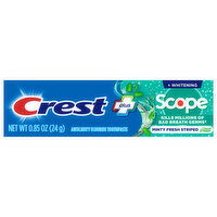 Crest Toothpaste, Fluoride, Anticavity, Minty Fresh Striped, + Whitening, Scope