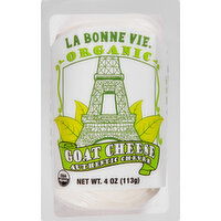 La Bonne Vie Goat Cheese, Organic - 4 Ounce 