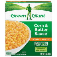 Green Giant Green Giant Simply Steam Corn & Butter Sauce, Lightly Sauced, 8 Ounce 