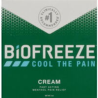 Biofreeze Cream, Pain Relief, Menthol