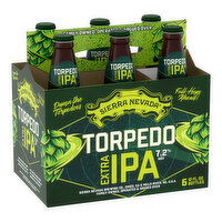 Sierra Nevada Beer, Torpedo Extra IPA Craft Beer 6 Pack (12oz Bottles) - 6 Each 