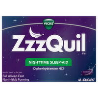 Vicks Nighttime Sleep-Aid, Liquicaps - 48 Each 