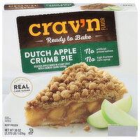 Crav'n Flavor Pie, Dutch Apple Crumb - 38 Ounce 