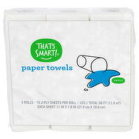 That's Smart! Paper Towels, 2-Ply - 3 Each 