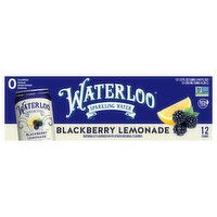 Waterloo Sparkling Water, Blackberry Lemonade - 12 Each 