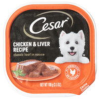 Cesar Chicken & Liver Recipe Canine Cuisine - 3.5 Ounce