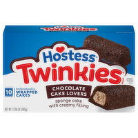 Hostess Sponge Cake, with Creamy Filling, Chocolate Cake Lovers - 10 Each 