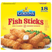 Gorton's Fish Sticks, Breaded - 18 Each 