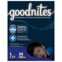 GoodNites Underwear, Boys, Large (68-95 lbs) - 34 Each 