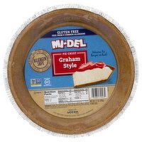 Mi-Del Pie Crust, Gluten Free, Graham Style, 9 Inch - 7.1 Ounce 