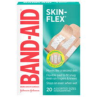 Band-Aid Adhesive Bandages, Assorted Sizes - 20 Each 