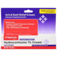 TopCare Hydrocortisone 1% Cream, Maximum Strength - 1 Ounce 