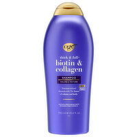 Ogx Shampoo, Biotin & Collagen, Thick & Full + - 25.4 Fluid ounce 