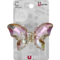 Scunci Jaw Clip, Real Style - 1 Each