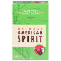 American Spirit Cigarettes, Menthol, Natural, Class A, Green - 20 Each 