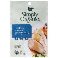 Simply Organic Gravy Mix, Turkey Flavored - 0.85 Ounce 