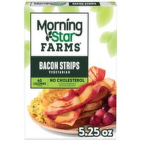 MorningStar Farms Meatless Bacon Strips, Original - 5.25 Ounce