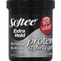 Softee Styling Gel, Protein, Extra Hold - 8 Ounce 