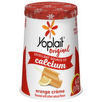 Yoplait Yogurt, Low Fat, Orange Creme