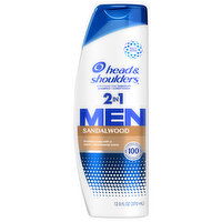 Head & Shoulders Shampoo + Conditioner, 2 in 1, Sandalwood, Men