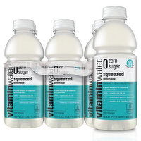 vitaminwater  Sugar Squeezed, Electrolyte Enhanced Water W/ Vitamins, Lemonade Drinks