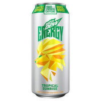 Mtn Dew Energy Drink, Tropical Sunrise