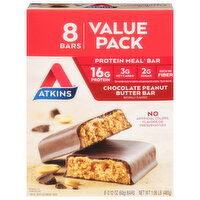 Atkins Meal Bar, Chocolate Peanut Butter, Value Pack - 8 Each 